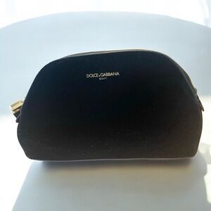 DOLCE & GABBANA BEAUTY BLACK VELVET NEW COSMETIC CASE